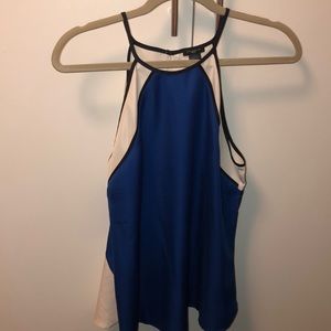Ann Taylor Petite Colorblock Tank